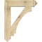 Ekena Millwork Imperial Arts & Crafts Rough Sawn Bracket, Douglas Fir, 6"W x 32"D x 40"H BKT06X32X40IMP03RDF - alternate 3